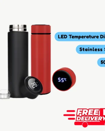 LED Temperature Display Stainless Steel Water Bottle